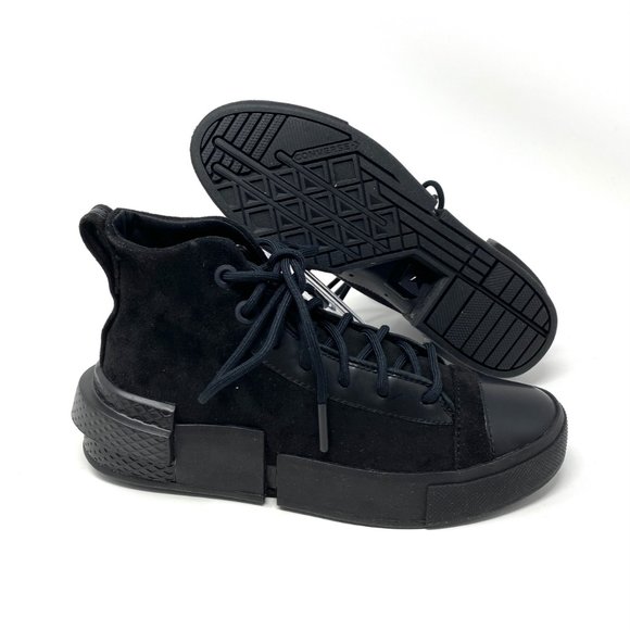 Converse CTAS DISRUPT CX Black Canvas Hi Casual Suede Shoes Women Size 5 168582C - Picture 7 of 10